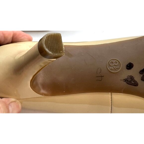 Aigner Taupe Patton Shoe Pump Women 8.5M - Picture 7 of 8